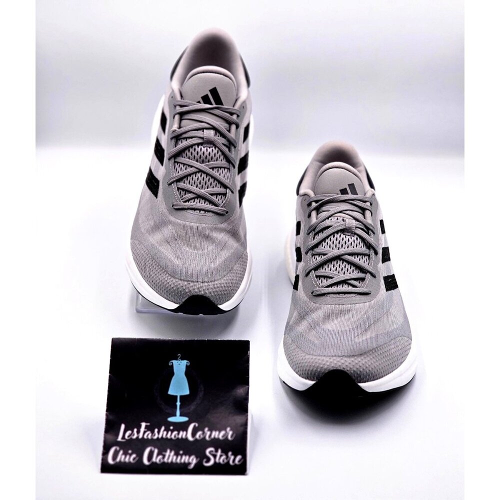 NWOB Adidas Men's Gray/Black Supernova Running Athletic Sneakers Size 11 2159 - Picture 2 of 16